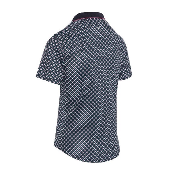 Callaway Mini Geo Floral dámské polo, tmavě modré