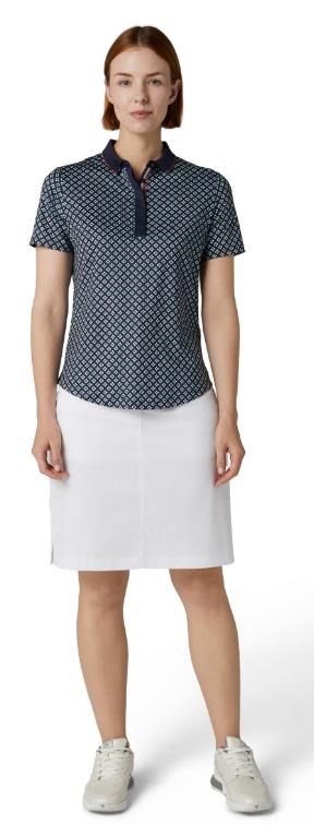 Callaway Mini Geo Floral dámské polo, tmavě modré