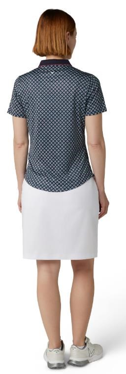 Callaway Mini Geo Floral dámské polo, tmavě modré