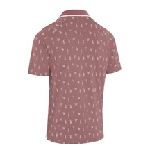 Callaway Geo Cocktail Print pánské polo, mesa rose