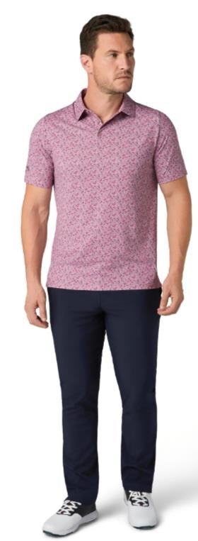 Callaway Novelty Confetti Print pánské polo, mesa rose