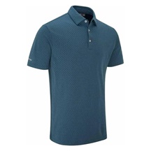 PING Geo Camo pánské polo, blue fusion multi