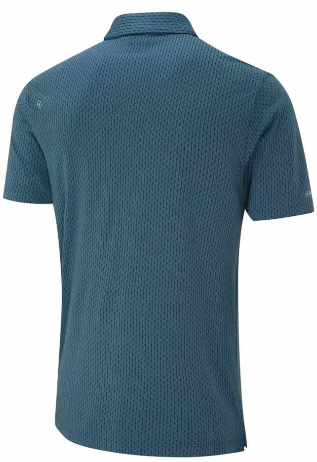 PING Geo Camo pánské polo, blue fusion multi