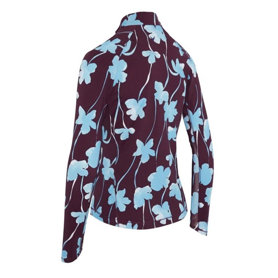 Callaway Stemmed Floral Sun Protection dámský top, potent purple
