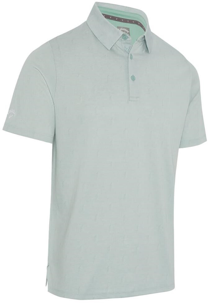 Callaway Chev Twill Jacquars pánské polo, aquifer