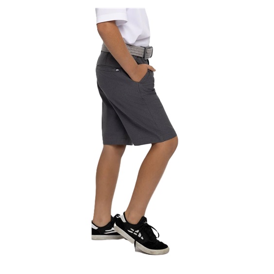Travis Mathew Sand Harbor dětské kraťasy, heather dark grey