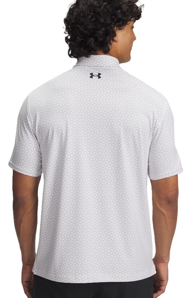 Under Armour T2G Printed pánské polo, bílo/šedé