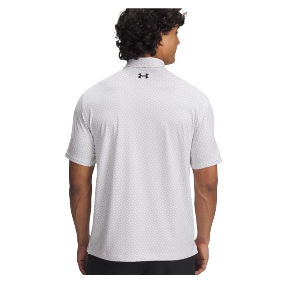 Under Armour T2G Printed pánské polo, bílo/šedé