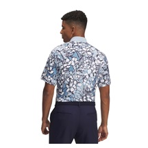 Under Armour Drive Chill Printed pánské polo, blue calm/midnight navy