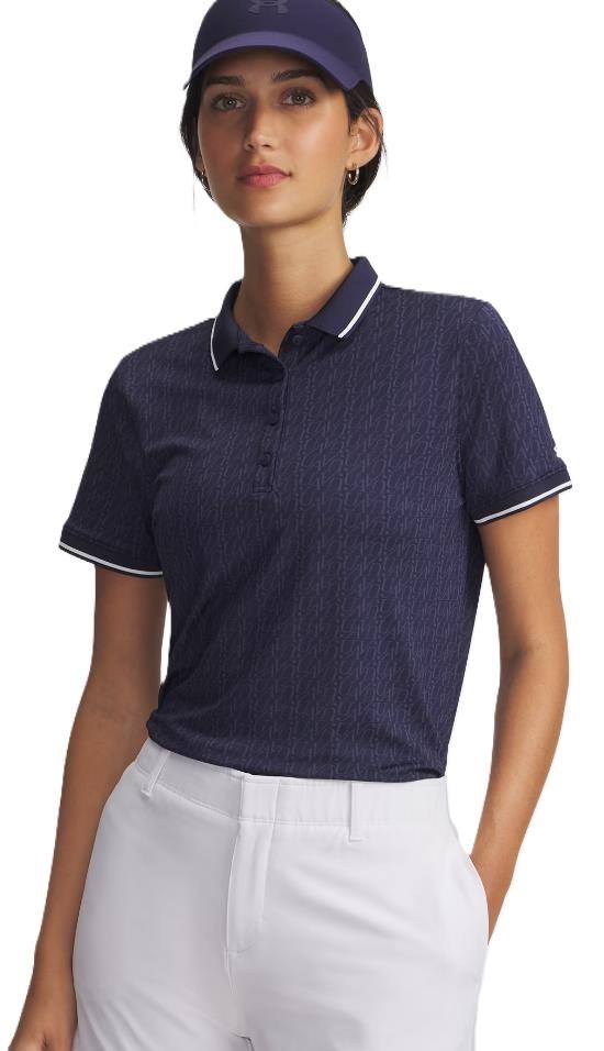 Under Armour Playoff Jacquard dámské polo, tmavě modré