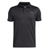 Under Armour Matchplay Printed dětské polo, black/castlerock