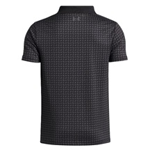 Under Armour Matchplay Printed dětské polo, black/castlerock
