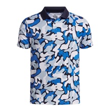 Under Armour Matchplay Printed dětské polo, midnight navy/blue atlantis