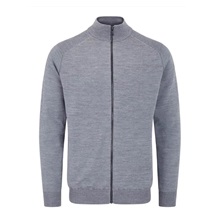 Ping Murphy Lined full zip pánský svetr, šedý