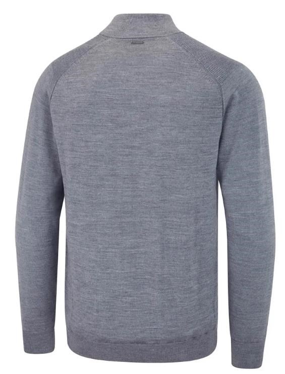 Ping Murphy Lined full zip pánský svetr, šedý