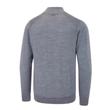 Ping Murphy Lined full zip pánský svetr, šedý