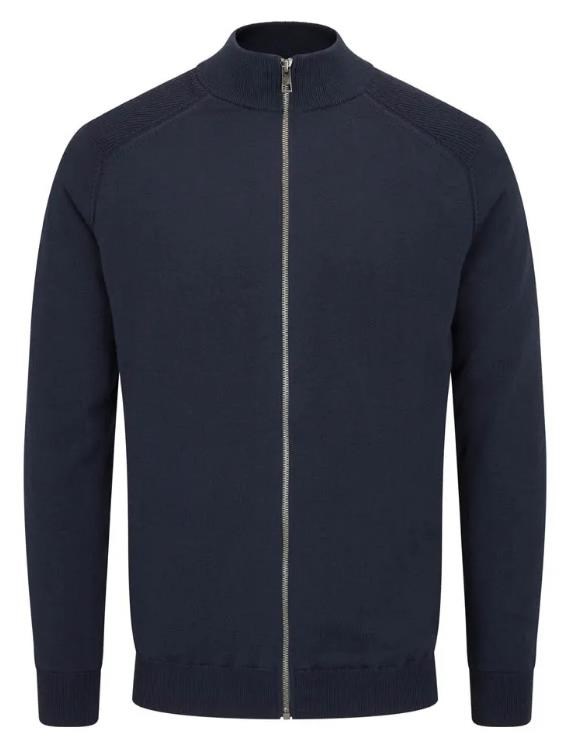 Ping Murphy Lined full zip pánský svetr, modrý