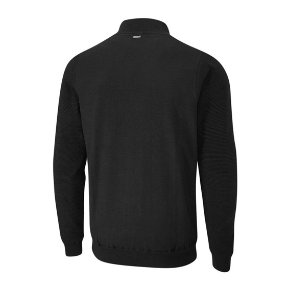 Ping Croy Lined Half Zip pánský svetr, černý