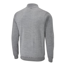 Ping Croy Lined Half Zip pánský svetr, french grey marl