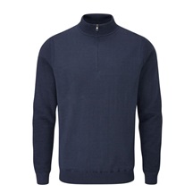 Ping Croy Lined Half Zip pánský svetr, oxford blue