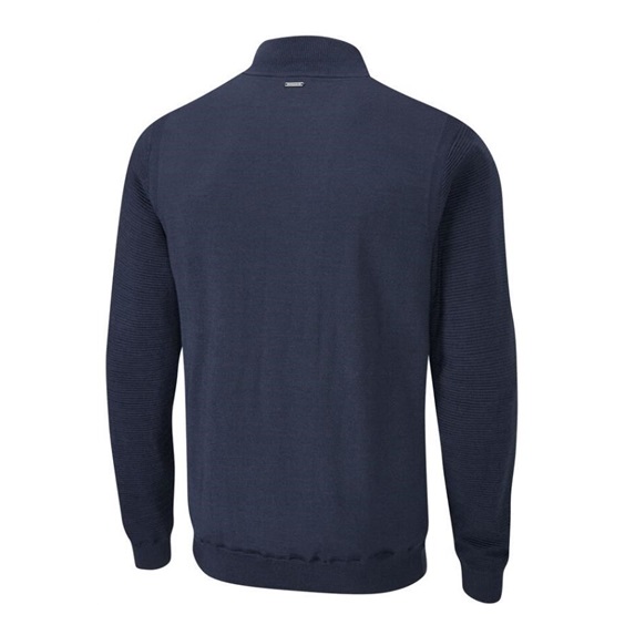Ping Croy Lined Half Zip pánský svetr, oxford blue