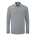 Ping Creek long sleeve pánské polo, rock melange