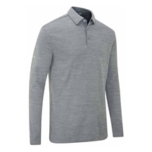 Ping Creek long sleeve pánské polo, rock melange