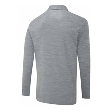 Ping Creek long sleeve pánské polo, rock melange