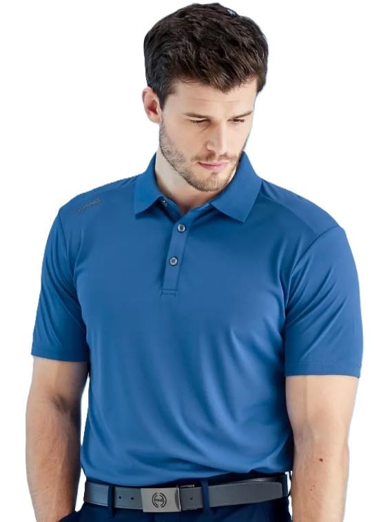 Ping Lindum pánské polo, tidal blue