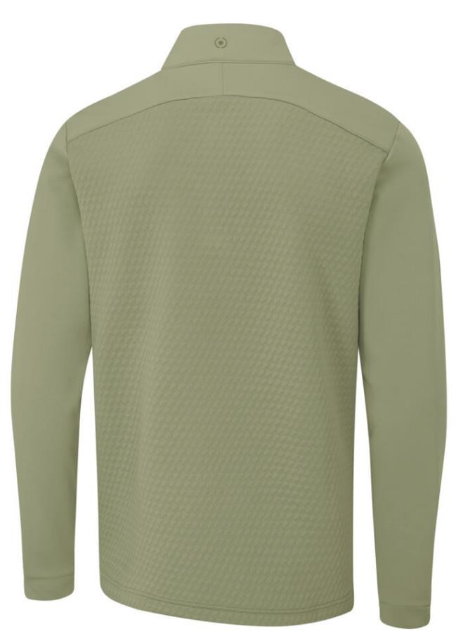 Ping Nolan Quarter Zip Fleece pánská mikina, lichen