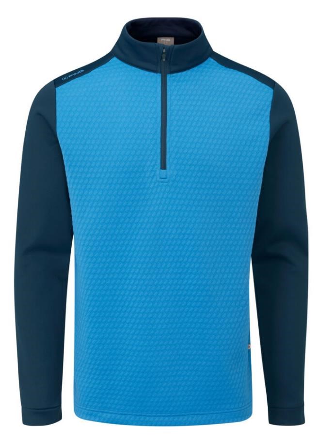 Ping Nolan Quarter Zip Fleece pánská mikina, modrá