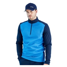 Ping Nolan Quarter Zip Fleece pánská mikina, modrá