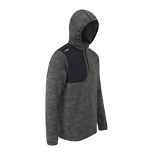 Ping Nexa Hooded half zip fleece pánská mikina, černá