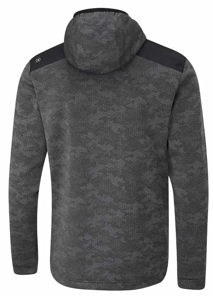 Ping Nexa Hooded half zip fleece pánská mikina, černá