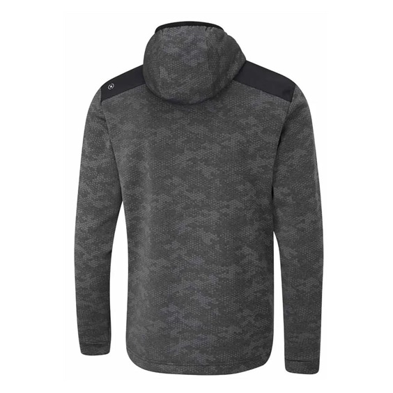 Ping Nexa Hooded half zip fleece pánská mikina, černá