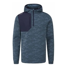 Ping Nexa Hooded half zip fleece pánská mikina, blue fusion/navy