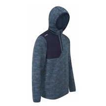 Ping Nexa Hooded half zip fleece pánská mikina, blue fusion/navy