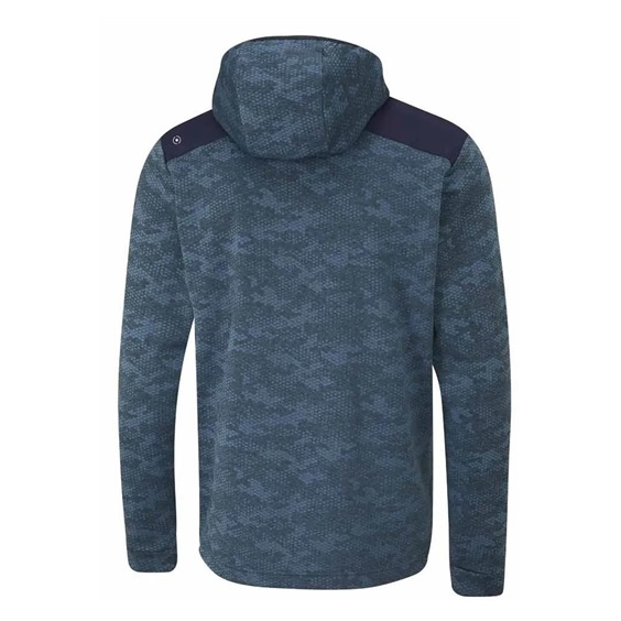 Ping Nexa Hooded half zip fleece pánská mikina, blue fusion/navy