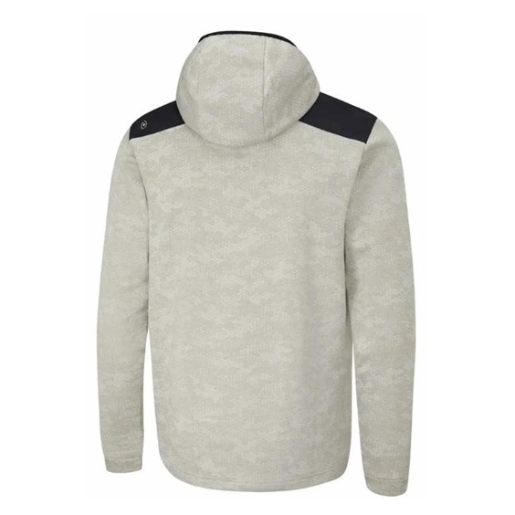 Ping Nexa Hooded half zip fleece pánská mikina, willow/black
