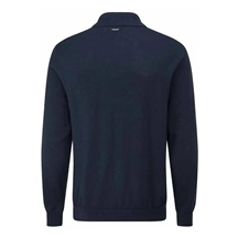 Ping Dorset Quarter zip pánský svetr, tmavě modrý