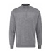 Ping Dorset Quarter zip pánský svetr, šedý