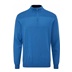Ping Dorset Quarter zip pánský svetr, modrý