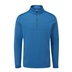 Ping Bexton half Zip fleece pánská mikina, tidal blue multi