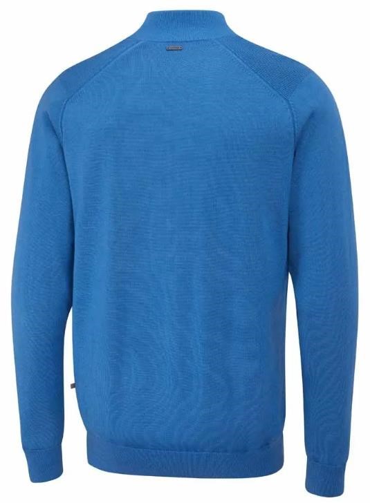 Ping Murphy Lined full zip pánský svetr, modrý