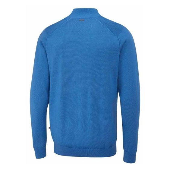 Ping Murphy Lined full zip pánský svetr, modrý