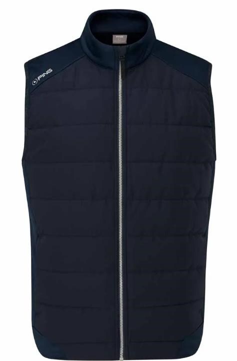 Ping Aiden Hybrid fleece pánská vesta, tmavě modrá