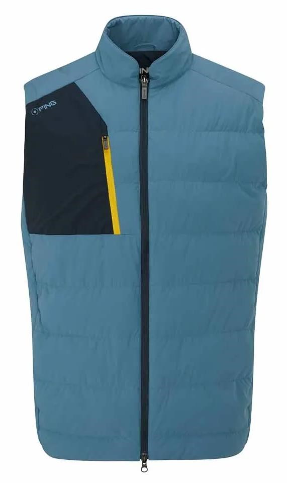 Ping Norse Cocoon insulated PrimaLoft® pánská vesta, blue fusion/navy
