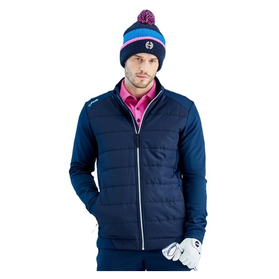 Ping Aiden Hybrid fleece pánská bunda, tmavě modrá