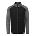 Ping Aiden Hybrid fleece pánská bunda, asphalt marl/black