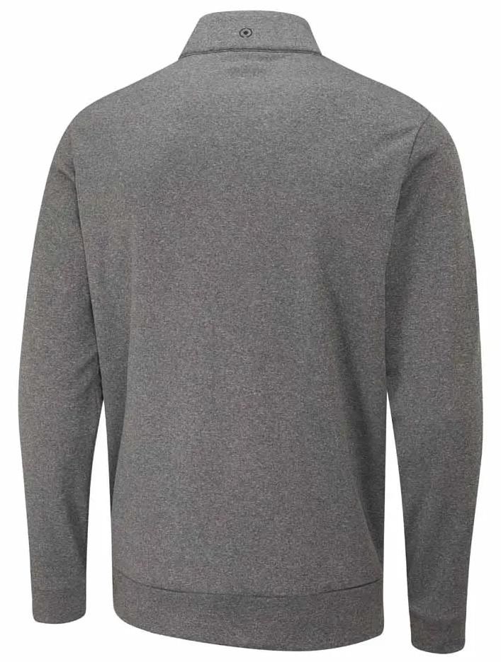 Ping Aiden Hybrid fleece pánská bunda, asphalt marl/black